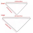 thumbnail image 4 of OUSITAID Pet Dog Birthday Gift Printed Bandanas Pet Scarfs Cute Triangle Bibs, 4 of 7