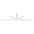 thumbnail image 2 of 96"W x 20"H x 4"D x 4"F, 5/12 Pitch, Saratoga Architectural Grade PVC Gable Bracket, 2 of 8