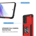 thumbnail image 2 of FIEWESEY for Samsung Galaxy A53 5G Phone Case Military Grade Drop Rugged Cover Anti-Scratch Protective 360° Rotate Kickstand Sturdy Shockproof Phone Cover for Samsung Galaxy A53 5G(Red), 2 of 7