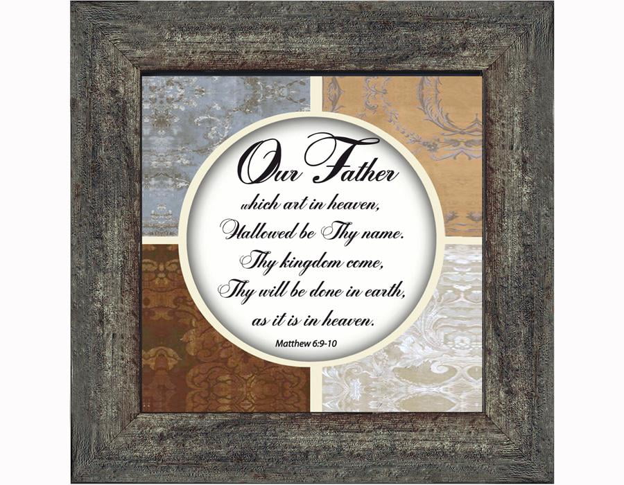 The Lord S Prayer Our Father Prayer Bible Verses Wall Decor 6x6 Walmart Com Walmart Com The Lord S Prayer Our Father Prayer Bible Verses Wall Decor 6x6 Walmart Com Walmart Com