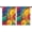 Colorful Circular Pattern, variant on Blackout Kids Curtains,Blue Purple Tie Dye Pattern Childrens Insulated Curtains Set Of 2,Bedroom Essentials,Toddler Room Decor 42"x54"