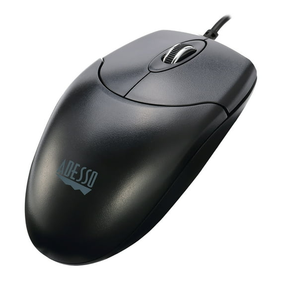 Adesso iMouse M6-TAA Wired USB Computer Mouse, 3 Buttons, 1000 DPI, for PC and Mac