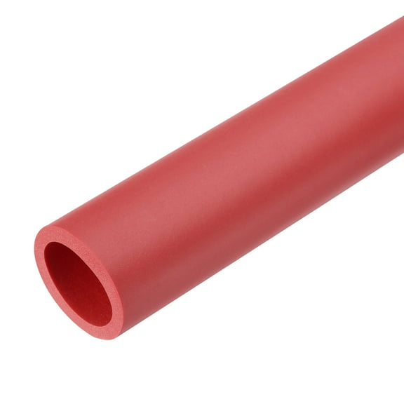 Uxcell Pipe Insulation Foam Tube Lagging Insulation 1.1" x 1.5" Heat Preservation for Antifreeze Insulation Handle Grip Red