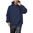 thumbnail image 6 of Blekii Men's Cotton Collar Pullover Sweatshirt, Casual Long Sleeve Shirt Style Top, Soft Blend for Everyday Comfort, Versatile Layering Piece, Minimalist Design for Work Or Leisure,, 6 of 10