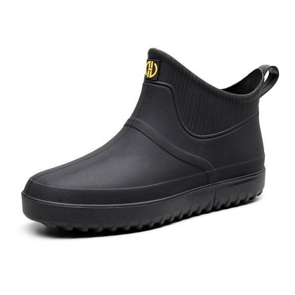 AUXDIQ Rain Boots Men Short Ankle Women Waterproof Rain Boots Outdoor Garden Shoes