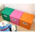 thumbnail image 6 of Box Storage Organizer Clothes Fabric Foldable Home Cube Folding Book Room Closet, 6 of 7