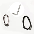 thumbnail image 1 of 30pcs Cup Hooks Screw-in Wall 1/2 Inch Metal Thread Square Hooks Great for Indoor Outdoor Hanger Silver Gray, 1 of 7