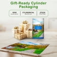 thumbnail image 7 of Railway Bridge Pink Sky Puzzle 1000 Piece Rectangular Tube Gift Jigsaw Puzzle, 7 of 7