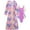 Light Purple, variant on Hienoo Big Girls Quick Drying One-Piece Swimsuit with Cover Up Bathing Suit, Sizes 12-16