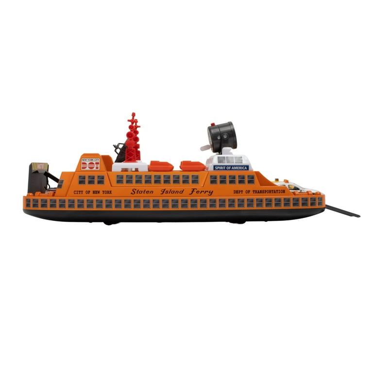 Daron Action City Staten Island Ferry Ship Boat Toy with 3 NYC