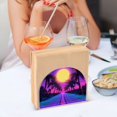 thumbnail image 3 of Yayeee Napkin Holder for Table Kitchen Paper Tissue Organization, Purple Neon Road, 3 of 8