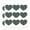 Clear, variant on 8-Bit Pixel Heroes RPG Pattern Heart Shaped Planner Calendar Scrapbook Craft Stickers