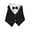 Black, variant on Happy Date Dog Shirt Pet Tuxedo Clothes, Suit Bow Tie Costumes, Dogs Formal Apparel Outfit with Blue Tie, Puppy Prince Wedding Bow Tie Gentleman Jacket for Small Medium Dogs Cats, Cosplay