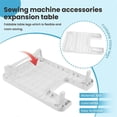 thumbnail image 5 of Sewing Machine Folding Legs Hard ABS Extension Table Board, 5 of 5