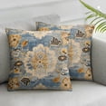 thumbnail image 3 of BANET Throw Pillows Covers Yellow Blue Outdoor Decorative Cushion Covers 20x20in, 3 of 7