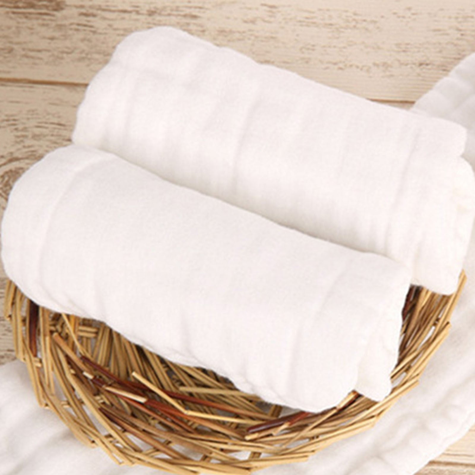 Wancir Baby Muslin Burp Cloths Cotton Diapers Wash Cloths for Babies Newborn Boys and Girls Reusable and Washable Baby Shower 1Pack