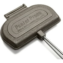 Rome's Panini Press Cooker, Cast Iron with Steel and Wood Handles