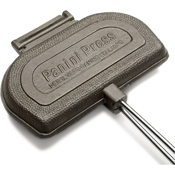 Rome's Panini Press Cooker, Cast Iron with Steel and Wood Handles