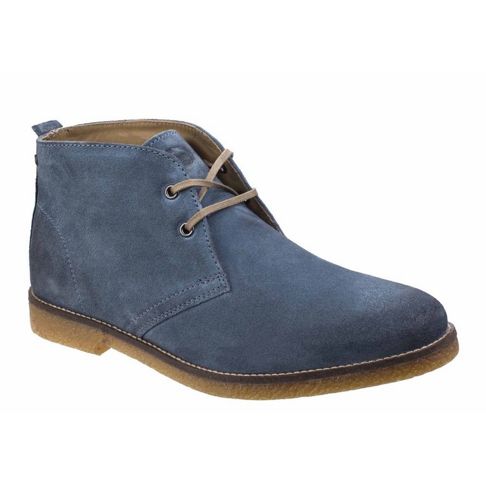 Base London Mens Tournament Perry Burnished Leather Suede Chukka Boot ...