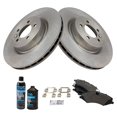 thumbnail image 2 of TRQ Front Ceramic Brake Pad & Rotor Kit w/Chemicals for Land Rover SUV BKA15935 Fits select: 2011-2016 LAND ROVER RANGE ROVER SPORT, 2010-2016 LAND ROVER LR4, 2 of 6