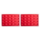 thumbnail image 2 of Kearding Molde de concha roja de silicona de 20 agujeros, herramientas para hornear hechas a mano de Chocolate, galletas, dulces, Cupcakes, Rojo 2Conjunto, 2 of 6
