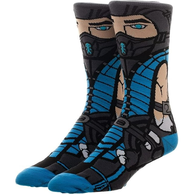 Mortal Kombat Character Animigos Socks (Sub-Zero)