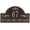 Rose Gold, variant on Personalized Address Plaque House Number Arch Style