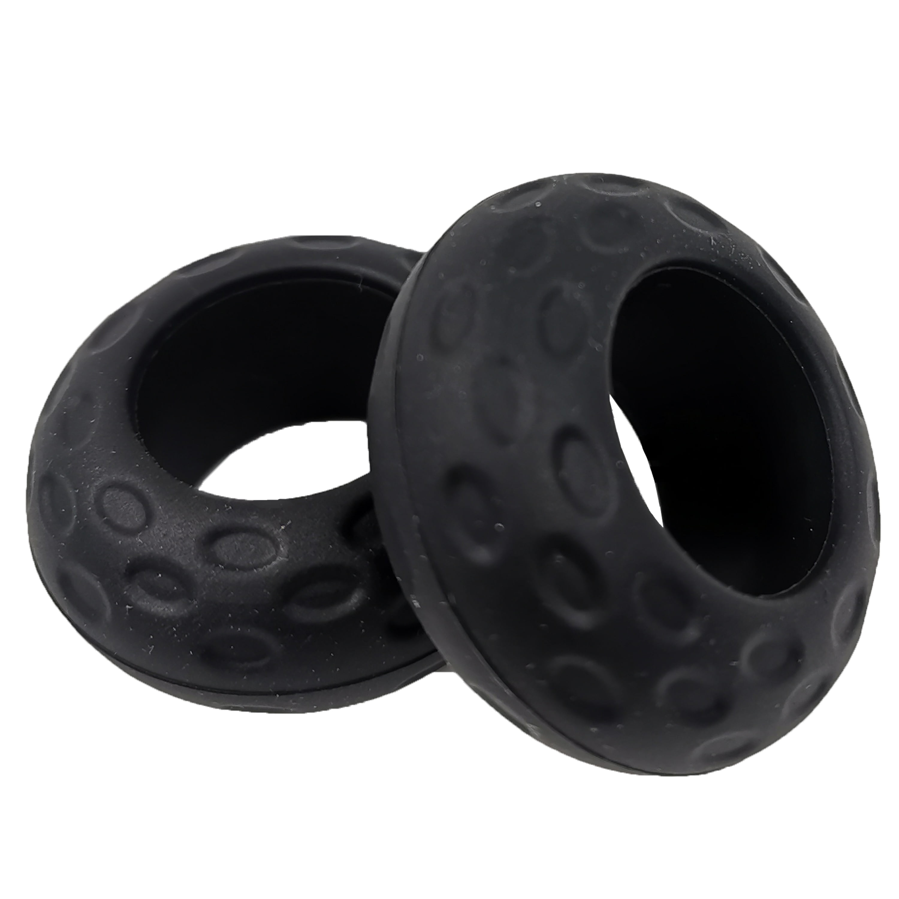 Athletic Works Black Chokeup Silicone Baseball Bat Rings 2 Pack