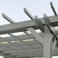 thumbnail image 4 of Highwood Bodhi 8' x 8' Pergola - Outdoor, Eco-friendly, Synthetic Wood, 4 of 6