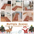 thumbnail image 4 of Christmas Kitchen Rugs and Mats 2 PCS Non Skid Farmhouse Kitchen Mats for Floor Waterproof Kitchen Runner Rugs Set Gnomes Snowflake Antifatigue Kitchen Mat for Winter Xmas Holiday Decor, 4 of 6