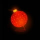 thumbnail image 3 of Esfera Gigante  Navideña Roja De Tela Cn Luces Led 77cm Base Metal, 3 of 5