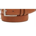 thumbnail image 4 of Club Room Men's Feather Edge Double Keeper Dress Belts Brown Size 44, 4 of 4