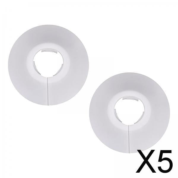 Paquete de 5-6 cubiertas de tubería de brida, cubierta de línea de drenaje de tubería de agua para tuberías de Gas, 2 uds. 5 piezas