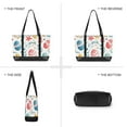 thumbnail image 6 of FORMRS Canvas Laptop Tote Bag for Women with 15.6" Computer Compartments Shoulder Handbag, Cute Easter Eggs, 6 of 7