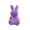 Purple, variant on Lilixerw 7.09in Easter Flocked Bunny Decoration,Flocked Plastic Easter Rabbit Ornament for Spring Home Decor,Table Centerpiece,Wreath,Mantel,Wedding,Purple