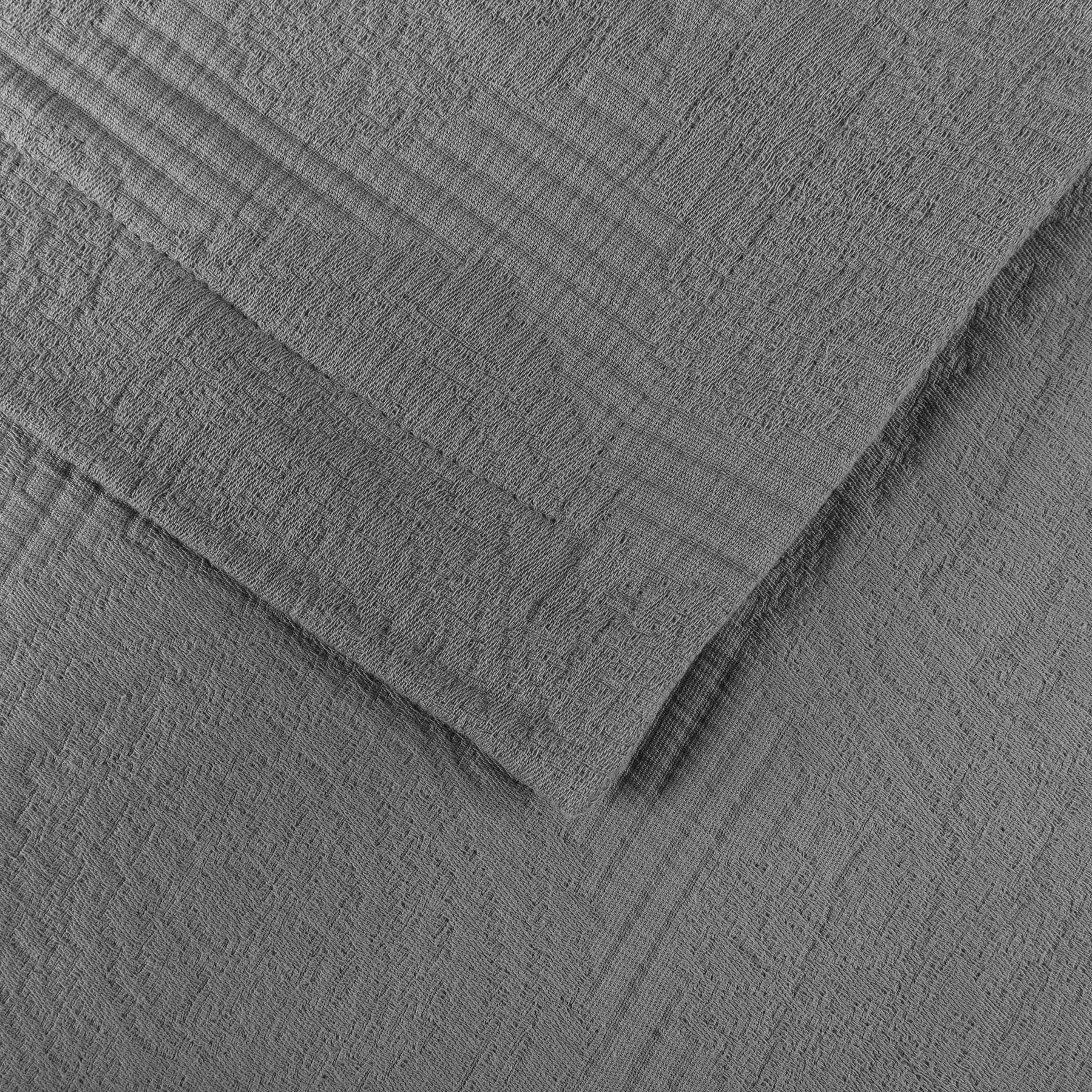 Superior 3-Piece Victory Cotton Matelasse Grey Bedspread Set, King