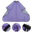 thumbnail image 4 of 1 Pce Cape de Coiffure Imperméable Robe de Salon de Coiffure Tablier Extensible (Violet), 4 of 8
