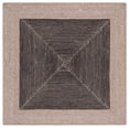 thumbnail image 2 of SAFAVIEH Braided Lars Geometric Reversible Area Rug, Beige/Black, 5' x 5' Square, 2 of 13