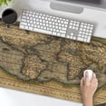 thumbnail image 4 of Desk Mat World Map 35.5" x 15.7" Mouse Pad Large,Keyboard Mats for Desk,Extended Mouse Pad,Non-Slip Base Stitched Edges Desk Pad,Desk Cover,Home Office Accessories, 4 of 6
