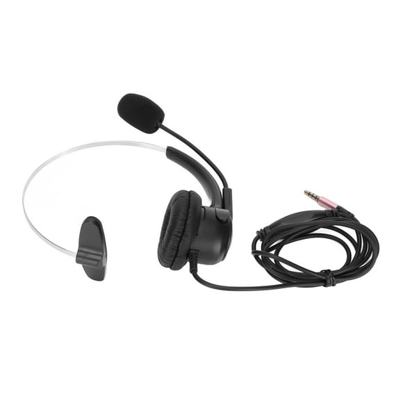 Call Center Headsets,Wired Trucker Headsets 3.5mm Telephone Headset Headset Finely Tuned Performance