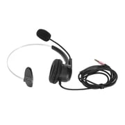 Amonsee Wired Mono Headset 3.5mm with Noise Cancelling Microphone Volume Control