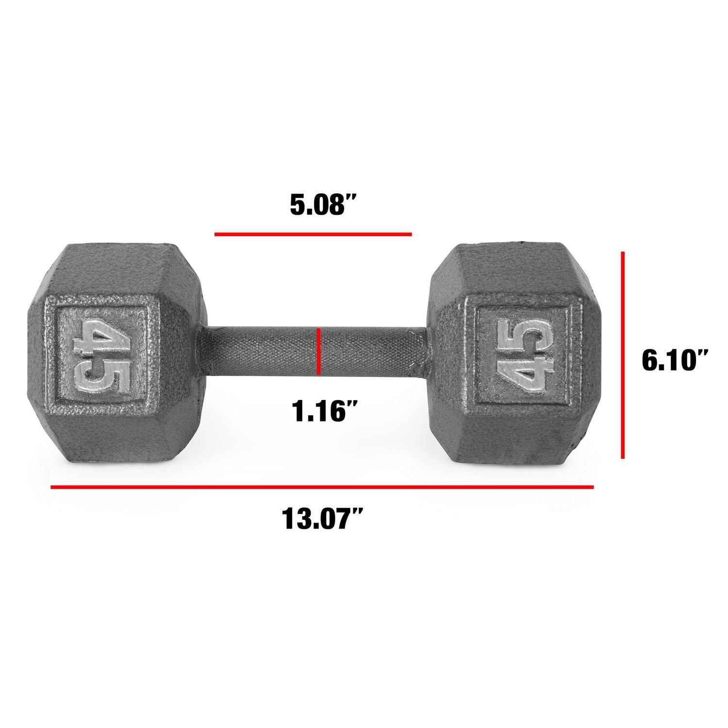 CAP Barbell Cast Iron Hex Dumbbell