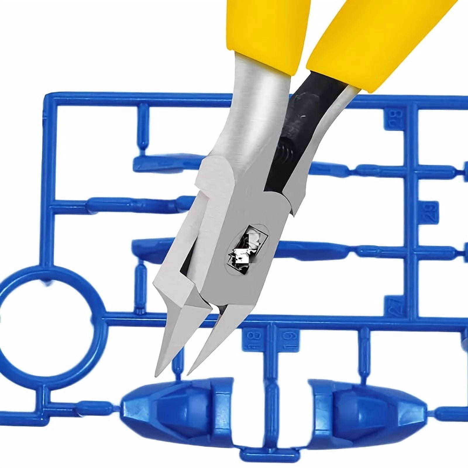 [Industrial Grade|Ultra-Thin] Industrial Grade 5" Ultra-Thin Flush Cutter | Sharp & Wear-Resistant Diagonal Pliers | Wire Cutters for Cable Ties
