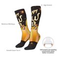 thumbnail image 4 of Vsdgher Happy New Year 2025 C Knee Socks, High Socks Long Stretchy Sock Women Knee High Stocking, Long Socks for Women, 4 of 6