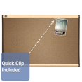 thumbnail image 3 of Quartet Prestige Colored Cork Bulletin Board, 3' x 2', Maple Finish Frame, 3 of 5