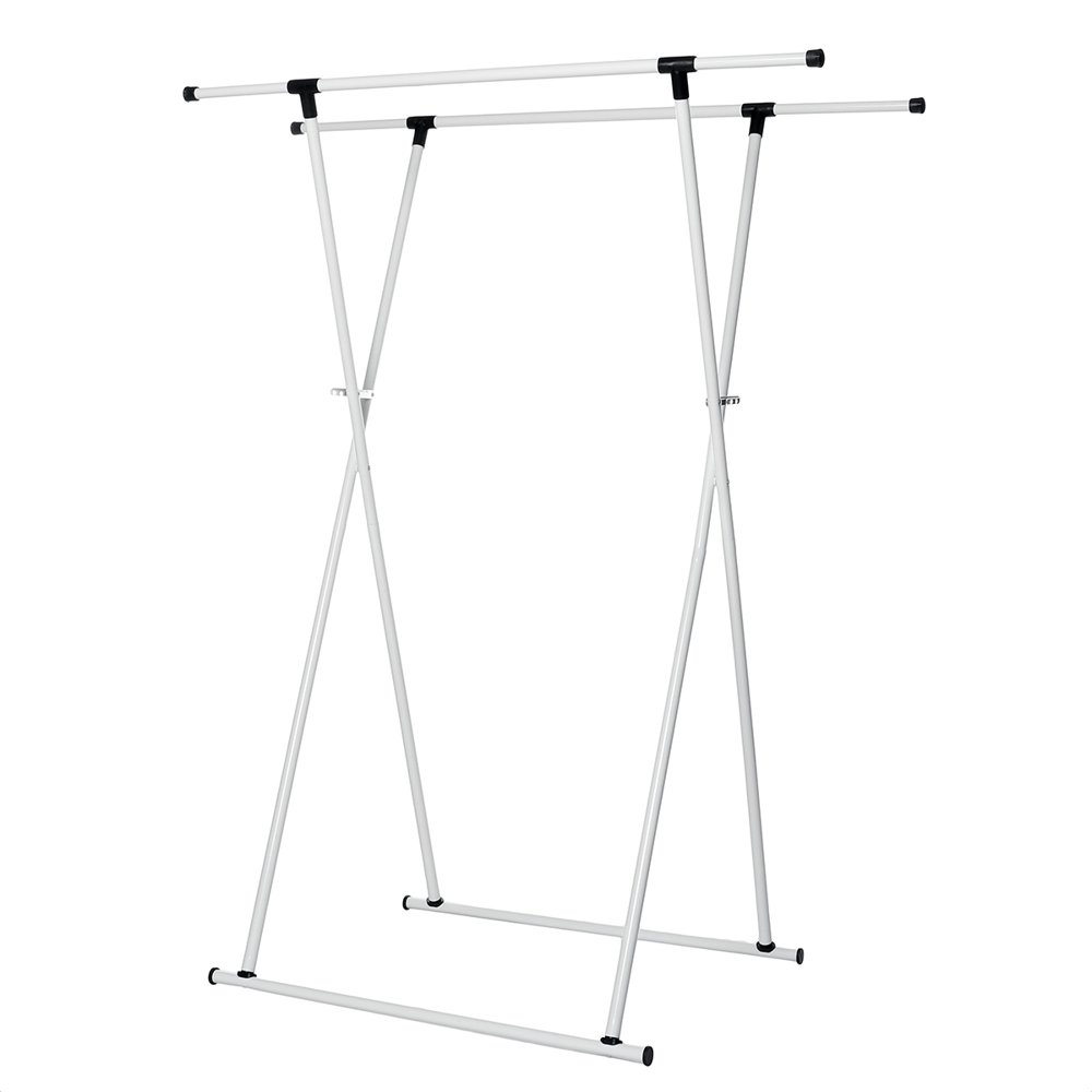 Folding Clothes Rack Metal Clothes Drying Rack, Commercial Grade