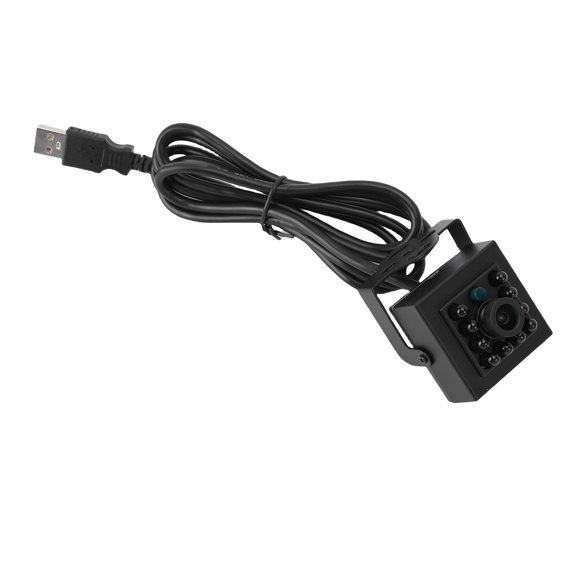 USB PC Camera, Aluminum Alloy USB Webcam Wide Angle OTG Function CMOS Sensor Camera for , , Linux, Wince, OS X with Advanced Automatic Gain Lighting Technology