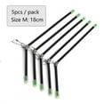 thumbnail image 1 of 5 Pcs Mangeoire à Carpe Fusée Bombe à Granulés Courbée Anti-Enchevêtrement avec Roulement pour Cage d'Alimentation Carpe Rig 18cm, 1 of 6