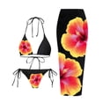 thumbnail image 1 of Trajes de baño para mujer, conjunto de traje de baño estampado de dos piezas a la moda para mujer, trajes de baño para mujer, trajes de baño para mujer, trajes de baño de moda de playa para mujer, 1 of 5