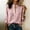 Pink, variant on Mandarin Collar Tops for Women Causal Shirt for Women Fashion Blouse Printing Heavy Industry V Neck Mandarin Collar Blouse Chinese Collar Tops Elegant Resort Wear Purple L